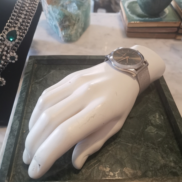 Michael Kors Slim Runway Men's Watch Silver & Gold - Picture 5 of 12